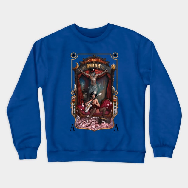 Cirque Du Mort Crewneck Sweatshirt by RudeOne